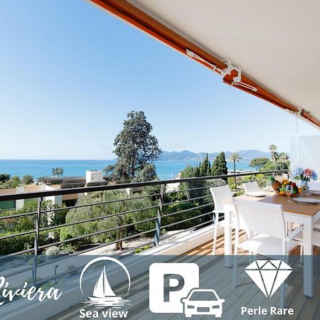 Suite Riviera - Sea View - Clim - 50M Plage - Residence De Standing - Spacieux 180 M2 - Parking Cannes Exteriör bild