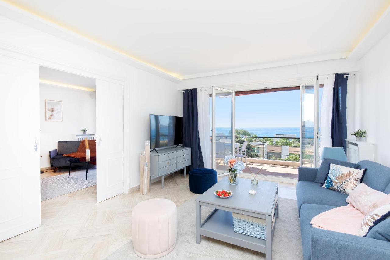 Suite Riviera - Sea View - Clim - 50M Plage - Residence De Standing - Spacieux 180 M2 - Parking Cannes Exteriör bild