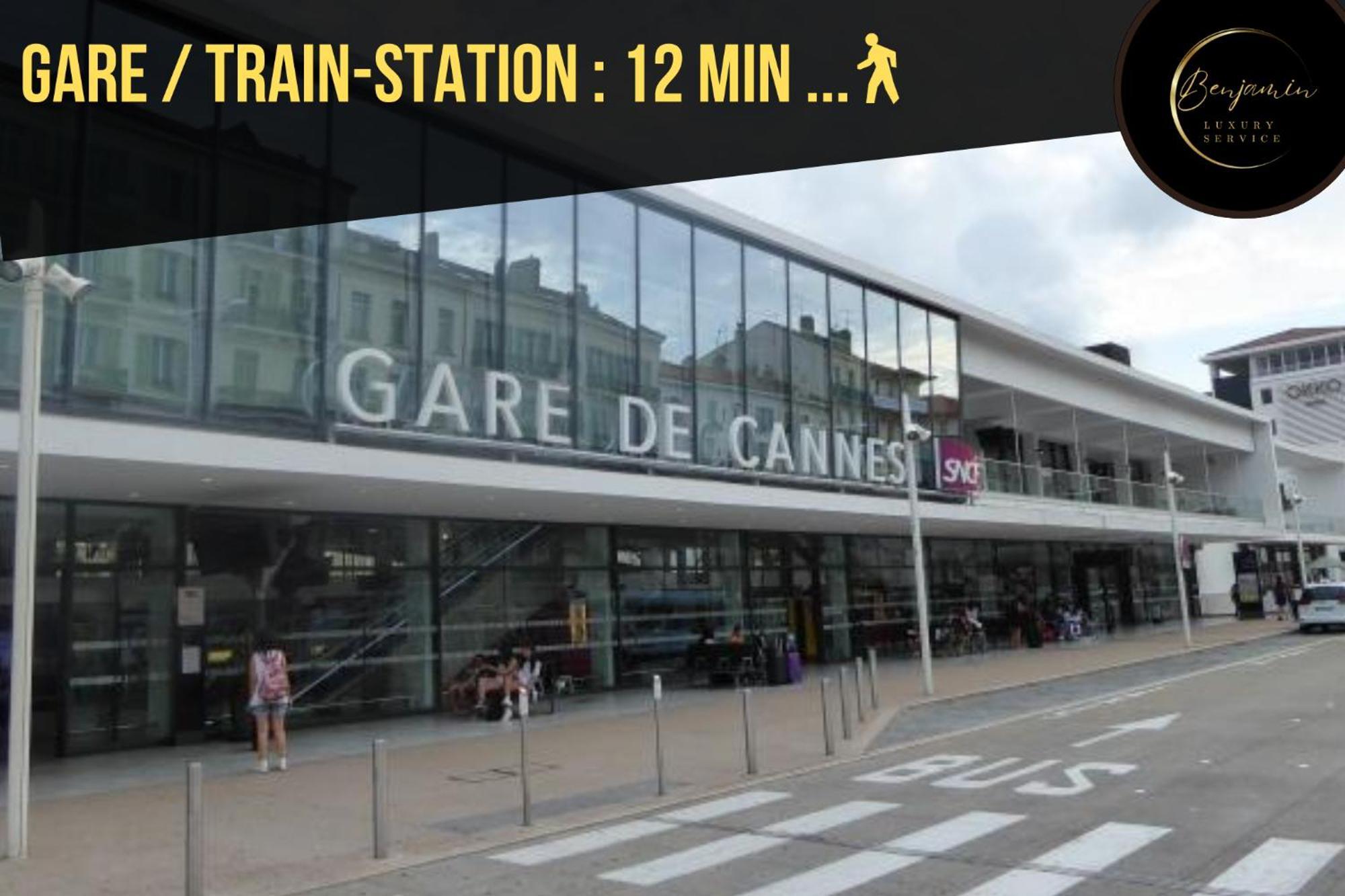 Suite Riviera - Sea View - Clim - 50M Plage - Residence De Standing - Spacieux 180 M2 - Parking Cannes Exteriör bild